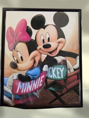 Disney Mickey & Minnie Portrait Print - 8 Inches By 12 Inches